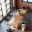 Modern Style Solid Wood Rectangular Dining Table-656295769