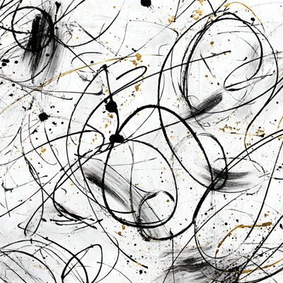 Art mural sur toile tendue monochrome