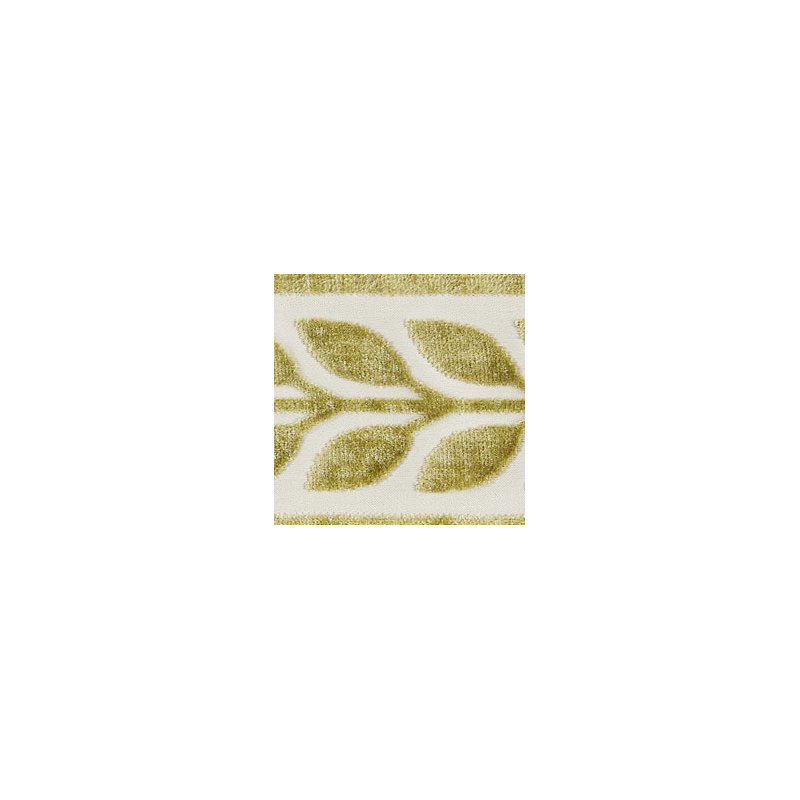Oriana Vigne Velvet Tape Fabric, Vert