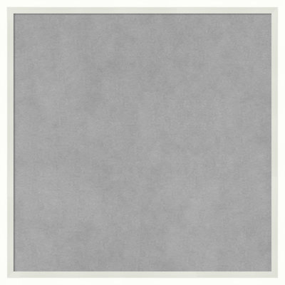 Tableau magnétique encadré blanc Lucie