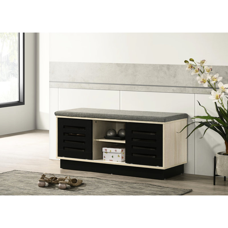 Armoire à chaussures avec portes coulissantes en chêne l 38,5 po Brett