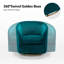 Amarante Contemporary and Classic Velvet Swivel Chair-831214105