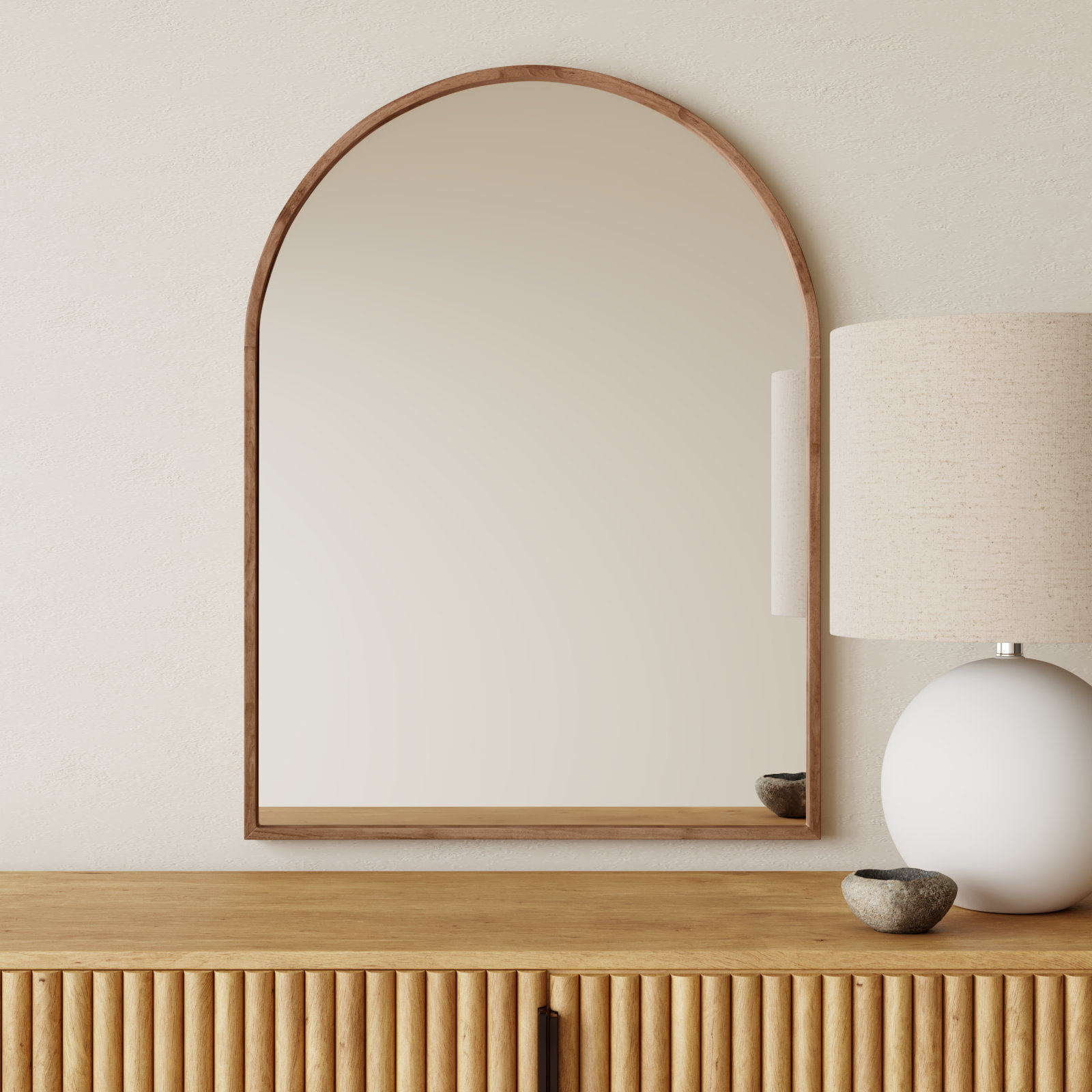 Sherman Full Length Mirror, 31.5" x 23.5", Natural