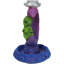 UFO Green Roswell Alien Sleeping On Crescent Crater Moon Backflow Incense Burner
