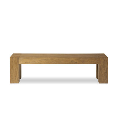 Graceson Solid Wood Bench by Millwood Pines