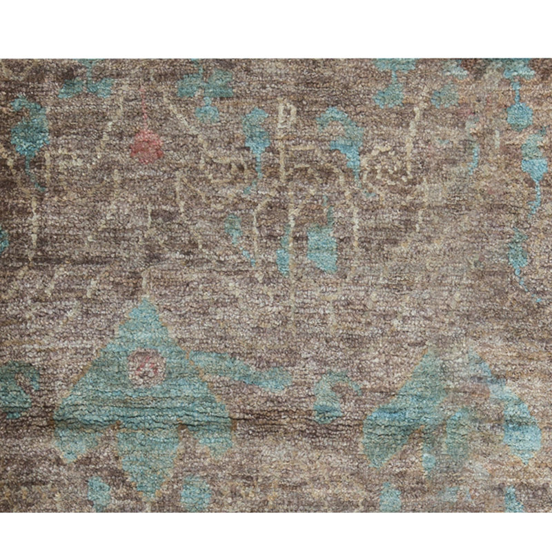 Hand-Knotted High-Quality Brown Area Rug