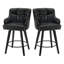 Tabouret de bar 26 po pivotant sur 360 ° à hauteur de comptoir 26 pi, chaises de îlot de cuisine avec pieds en bois-770741217-770696414