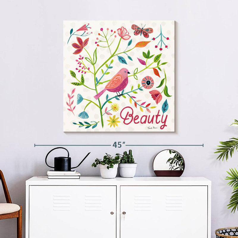 Tergel Budding Beauty II, 30" H x 30" W