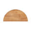 Canvey Half Moon Solid Wood Floating Table Shelf-815852506