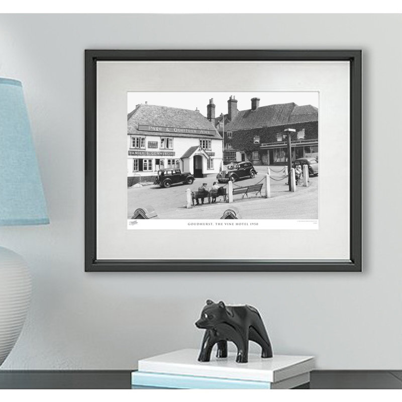 Goudhurst, The Vine Hotel 1950 - Single Picture Frame Print, 45cm H x 60cm W x 2.3cm D