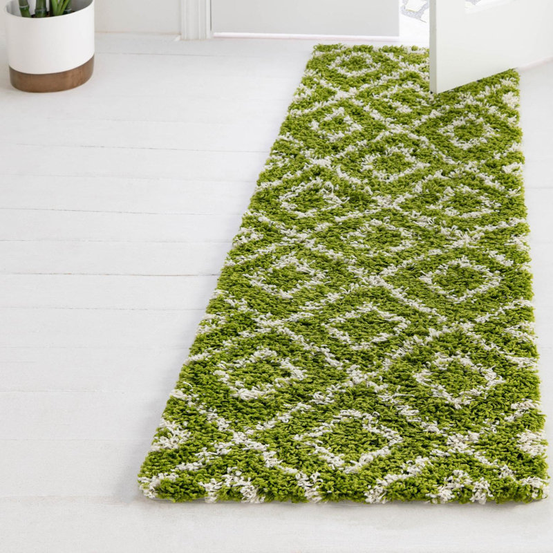 Geometric Indoor Rug, Runner 3'3" x 16'5"