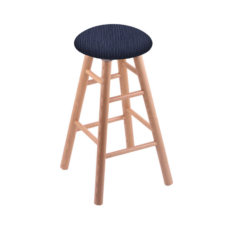 Tabouret de bar 24 po pivotante, Chêne naturel, Ancre graphique, Très haut (assise de 36 po de hauteur)