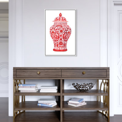 «Red Chinese II» - cadre flottant, impression