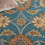 Tapis floral en coton touffeté à la main Heritage en bleu / jaune-93744039