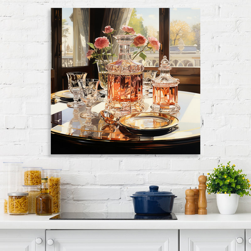 " Creative Beverage Assortement III ", 24" H x 24" W x 1" D, Wrapped Canvas
