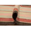 Charmant tapis multicolore à rayures multicolores 5 x 7 pour un décor douillet