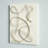 White Metal Abstract Overlapping Lines Home Wall Decor with White Backing,-155559407