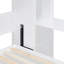 Lit escamotable double avec bureau et armoires en rotin, lit mural peu encombrant pour le bureau personnel, blanc chaud-1190513558