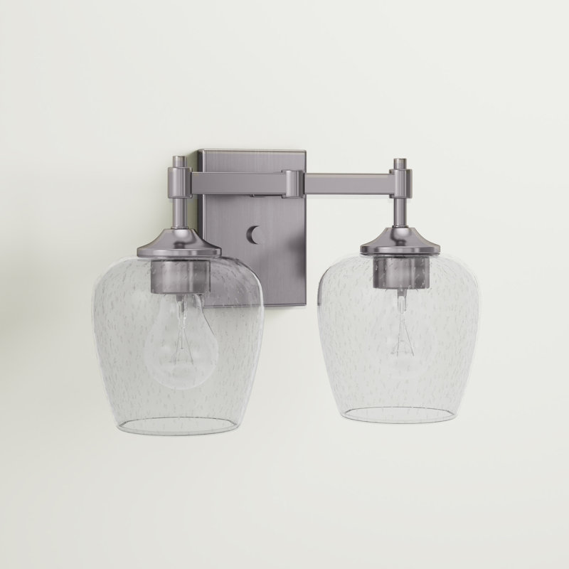 Pardeesville 2 - Light Vanity Light, Brushed Polished Nickel