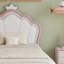 Pink Velvet Hydraulic Storage Bed-1717190030