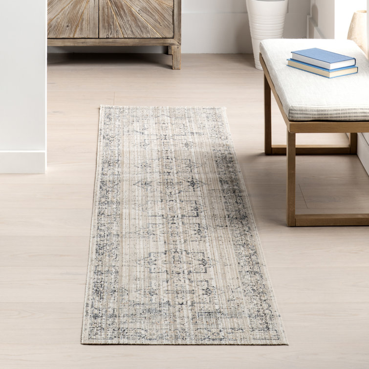 Lolita Faded Machine Washable Indoor/Outdoor Area Rug