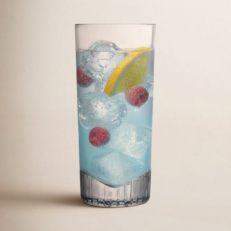 Caldera 15.75oz. Handmade Crystal Highball Glass Set