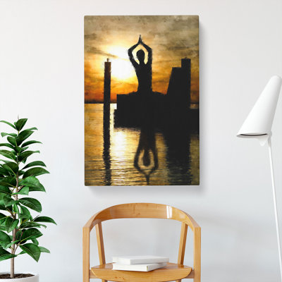 Yoga Meditation - Wrapped Canvas