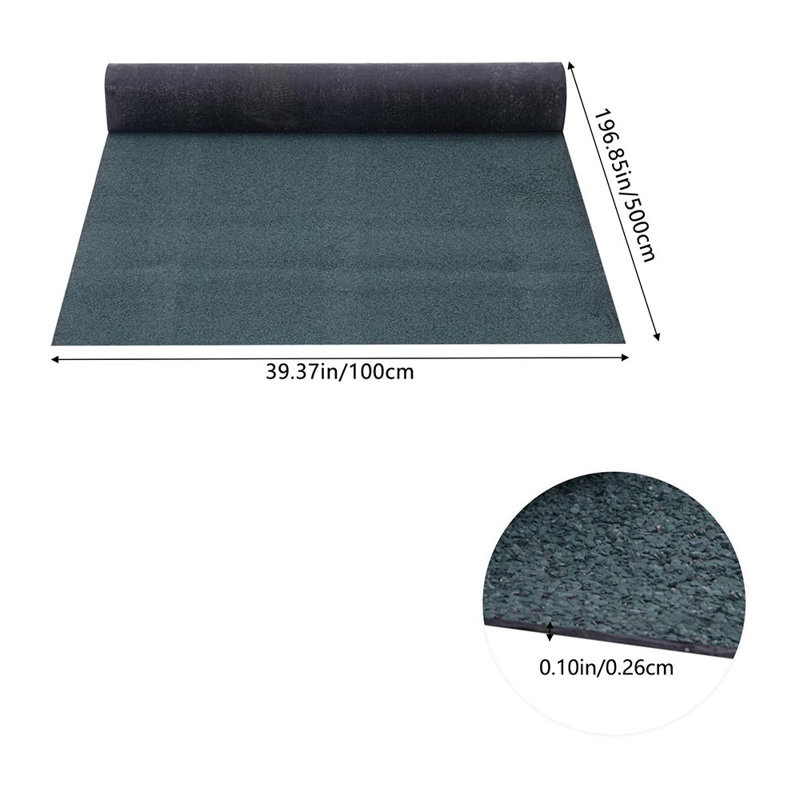 1 Roll 500cm L x 100cm W Bitumen Houses Shed Roofing Kit, Green