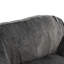 Fauteuil à billes gris en fausse fourrure, mousse déchiquetée pour des sièges de soutien dans différents cas d'utilisation et cruauté
