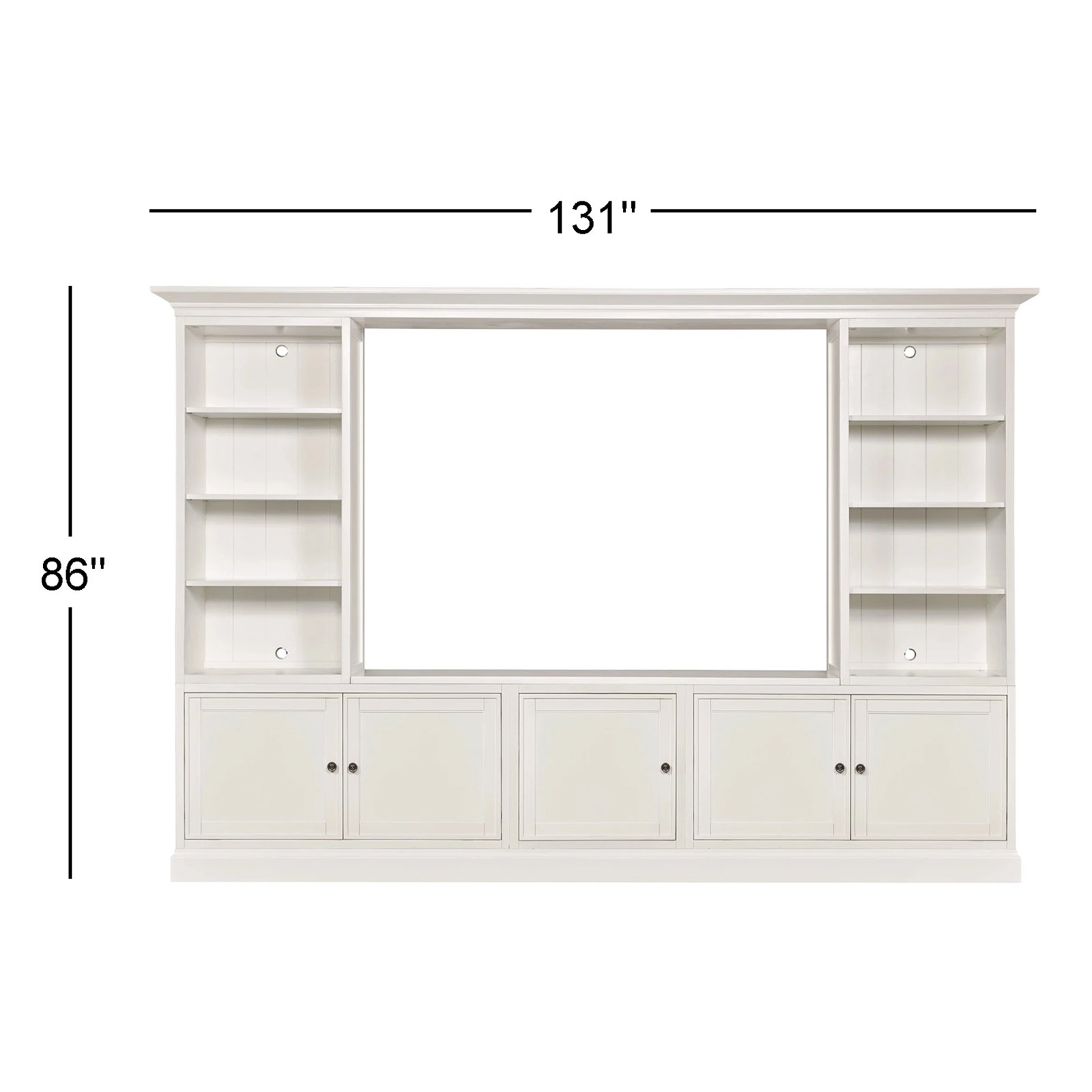 Devens Quintuple Entertainment Center