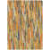 Machine Washable Indoor/Outdoor Christain ACN1317 Orange Rug