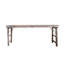 Reclaimed Wood and Tin Patch Folding Table