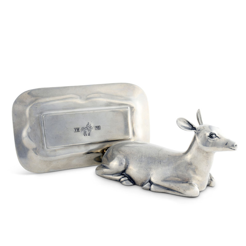 Lodge Pewter Butter Dish