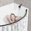 Curved Shower Curtain Rod,Adjustable Arched Shower Curtain Curved Rods, Rustproof Round Never Fall Design For Bathroom, Need To Drill