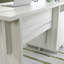Bureau avec tiroir classeur, finition blanche