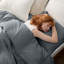 Onorino Luxury 4-Piece Dyed Duvet Set with Pillowcases or Fitted sheet (4 in 1)-2063012529-2063012525