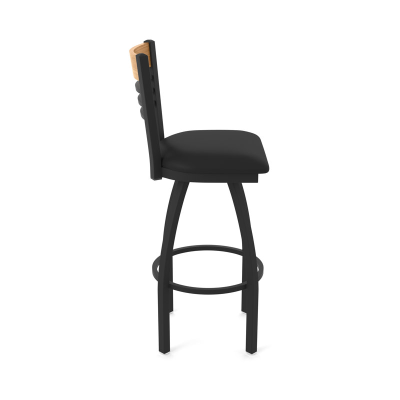 Tabouret tournant 880 Eleanor, Noir, Noir, Très grand (assise de 36 po de hauteur)