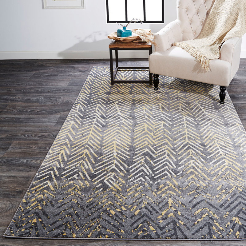 Abstract Indoor Rug, Rectangle 10' x 13'2"