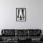 Décoration murale "Her prive I" Shadowbox Print Glam par Notoriart, cadre noir, 21 x 31-78601004-78601011