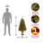 4 ft. Atlanta Spruce Entrance Tree with Clear Lights