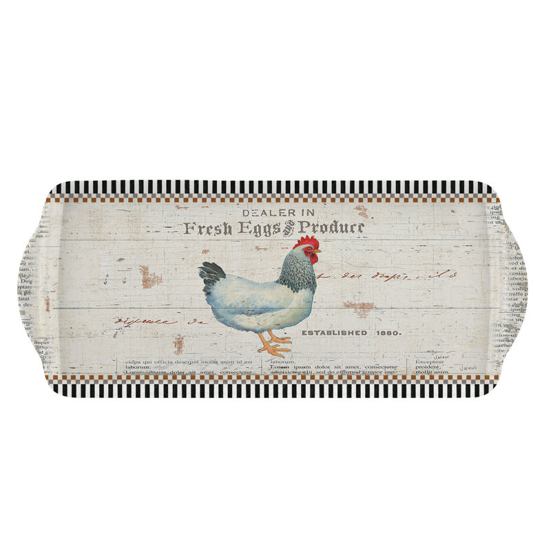 Pimpernel On The Farm Melamine Sandwich Tray 15.1X6.5"
