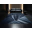 Tapis géométrique moderne gris délavé à la machine Aidan Spaceship-1964812683