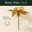  7" Artificial Gold Poinsettia Christmas Picks with Ornament Balls-936266090