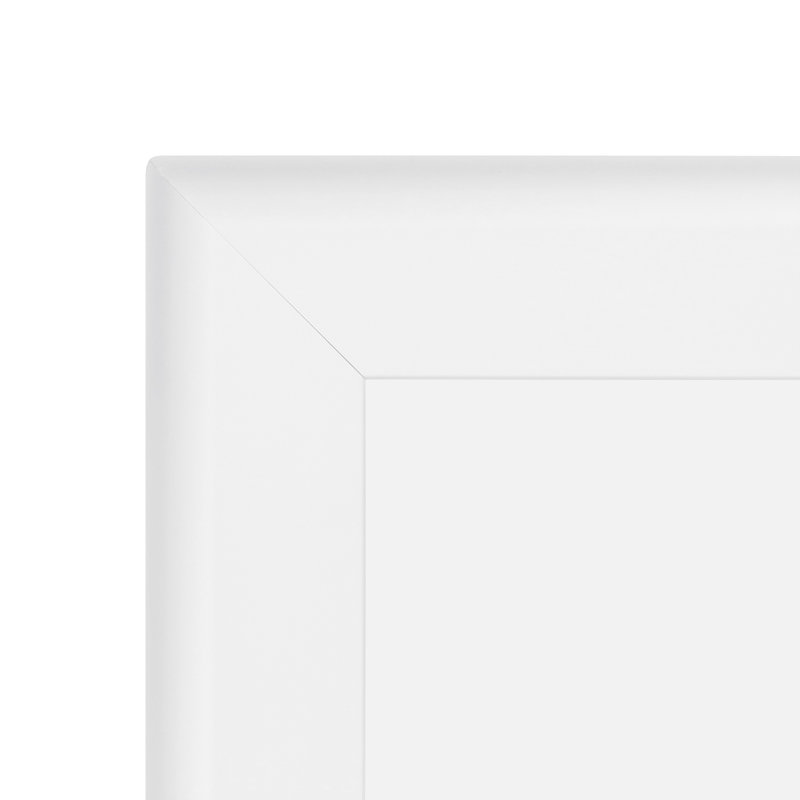 Cadre en aluminium Snapezo Snap Frame, 36 po x 36 po, Blanc