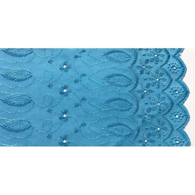 Hollander Cotton Blend Room Darkening Curtain Pair, 42" W x 96" L, Turquoise