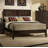 Aloyzas California King Bed with Tapered Leg in Espresso-160614072