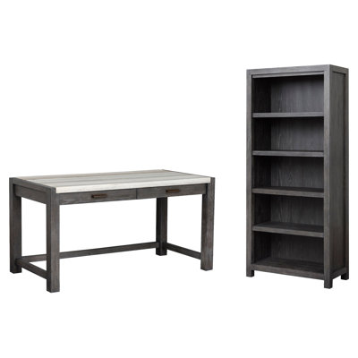 Bureau d'écriture avec bibliothèque