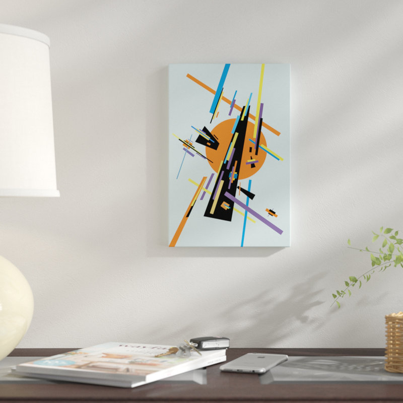 « velocithink », impression sur toile, H 12 po x l 8 po x P 0,75 po, Pas de tapis, Toile tendue