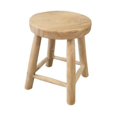 Drossart Solid Wood Accent Stool