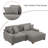 Milbrey 2-Piece Corduroy Modular Sectional with Pillow Back-2011520418-1947813342